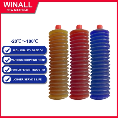 Mỡ bôi trơn đa năng màu vàng tươi Winall NLGI 3 grade 10g - 400g, MP3, mỡ bò lithium canxi