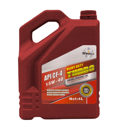 Tổng dầu động cơ diesel tiêu chuẩn dầu động cơ bán tổng hợp bôi trơn API CF-4 20W 50 Dầu động cơ diesel