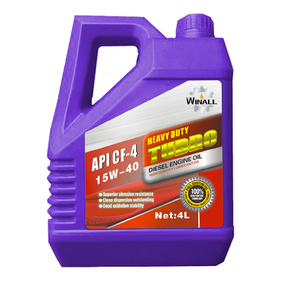 Dầu động cơ Winall vàng trong thùng carton 20w40 Bán buôn Dầu máy nén API CF-4 20W 50 Dầu động cơ diesel