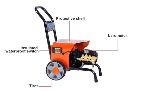 Máy rửa xe tự động bằng chổi bơm áp lực cao 220V gia dụng